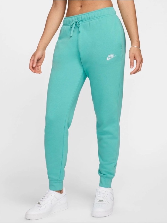 Nike Pants - Nike Turquoise Jogger Sweatpants with White Swoosh